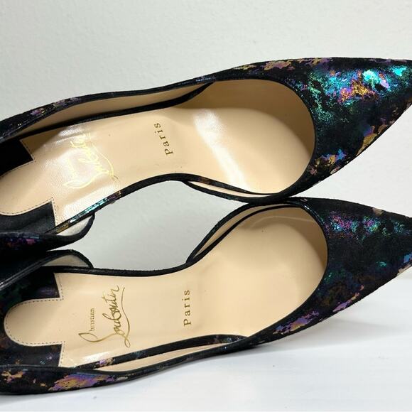 Christian Louboutin Iriza Suede Milky Way Size 39 - Picture 6 of 9